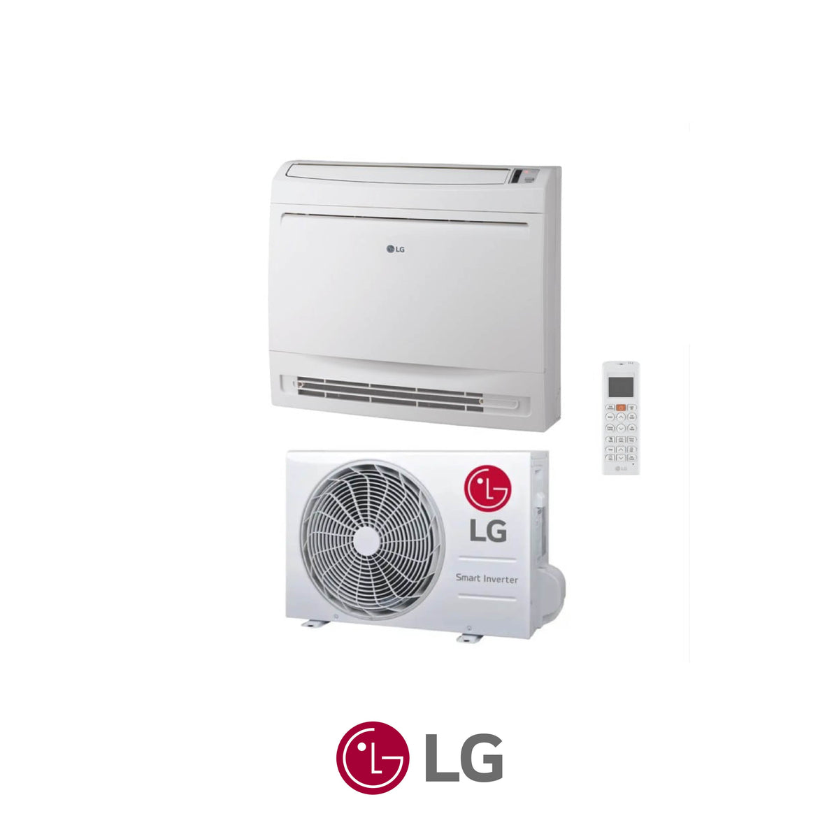 LG CONSOLE PAVIMENTO 12000 BTU UQ12F.NA0 MONOSPLIT INVERTER R32 A++