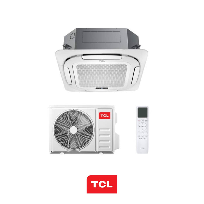 TCL CONDIZIONATORE CASSETTA A 4 VIE SERIE S COMPACT 12000 BTU 60x60 MN12SS1 R32 INVERTER WI-FI A++\A+